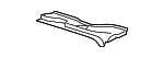 The grille plenum chamber VAG 3C1 819 403 B 9B9