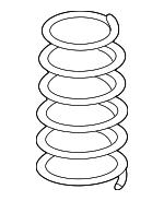 VAG 5Q0 411 105 GG Coil spring 5Q0411105GG 5Q0411105GG VAG Coil spring
