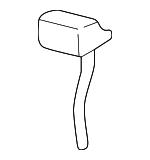 1J0885644EB41 VAG Seatback handle