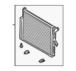 Car radiator Audi Q7: 7L6121253E VAG Engine cooling radiator