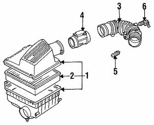 VAG 021 906 461 Air mass sensor 021906461