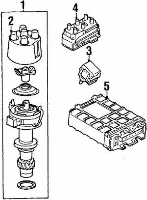Distributor cap VAG 051 905 207