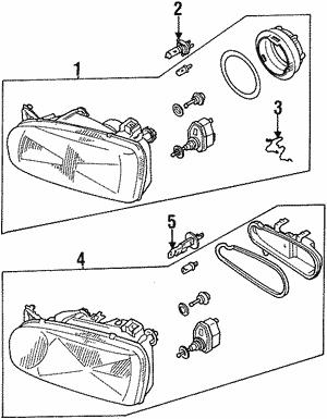 VAG 1HM 941 018 Headlamp 1HM941018