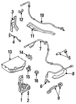 Sensor, wheel VAG 1J0 927 804
