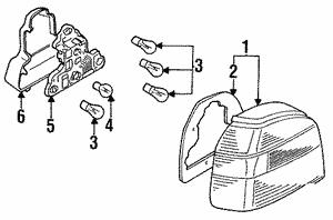 VAG 1H6 945 257 Socket 1H6945257