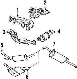 VAG 3A0 253 609 M End Silencer 3A0253609M