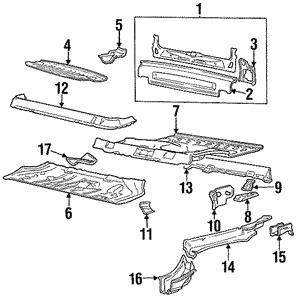 VAG 357 803 745 Holder, dryer 357803745