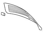 5N0845051AHNVB VAG Rear window