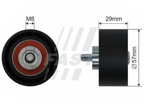 Fast FT44017 V-ribbed belt tensioner (drive) roller FT44017