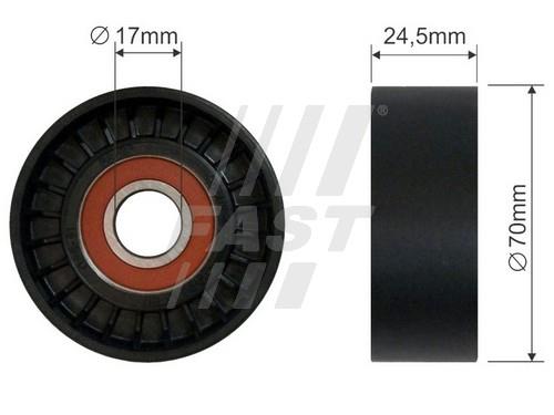 Fast FT44556 V-ribbed belt tensioner (drive) roller FT44556