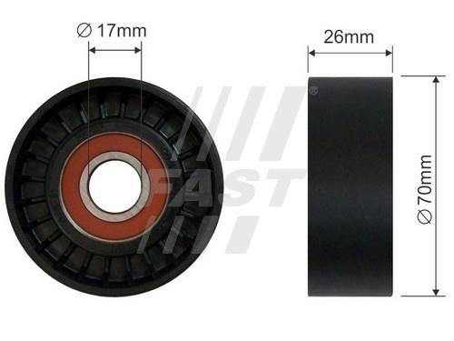 Fast FT44585 V-ribbed belt tensioner (drive) roller FT44585
