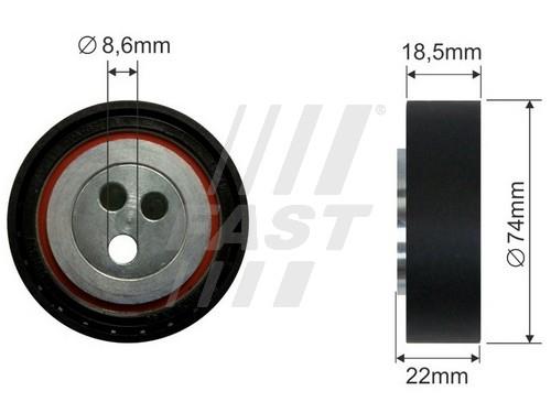 Fast FT44587 V-ribbed belt tensioner (drive) roller FT44587