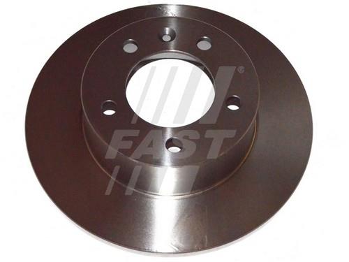 Fast FT31127 Rear brake disc, non-ventilated FT31127