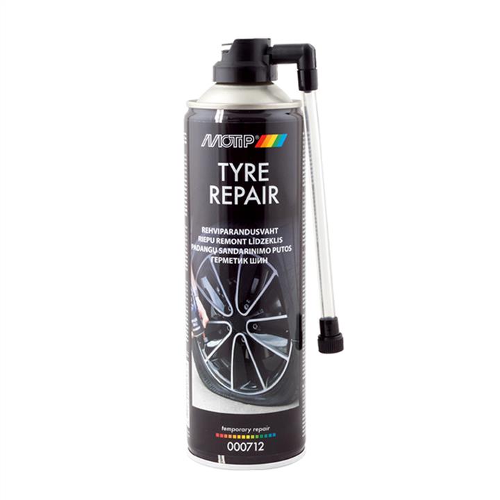 Motip 000712BS Tire Repair Spray Black Line, 500 ml 000712BS