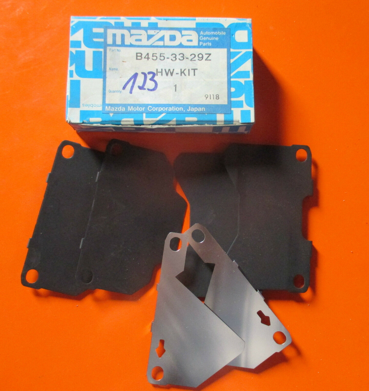 Mazda B455-33-29Z Anti-creak plates, set B4553329Z