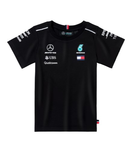 Mercedes B6 7 99 6143 Children's T-shirt, F1 Driver, Black, 164 cm. B67996143