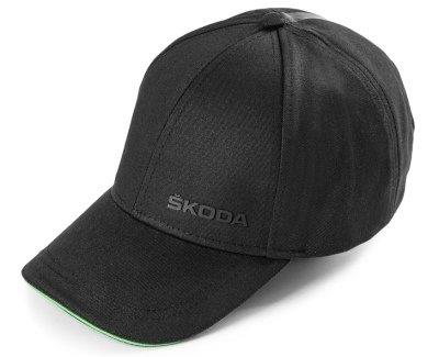 VAG 000 084 300 AM Skoda Baseball Cap Logo, Black 000084300AM