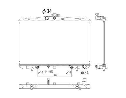 PL012281 Koyorad Engine cooling radiator