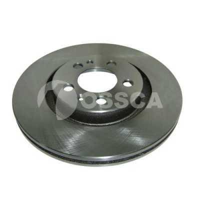 Ossca 01581 Front brake disc ventilated 01581