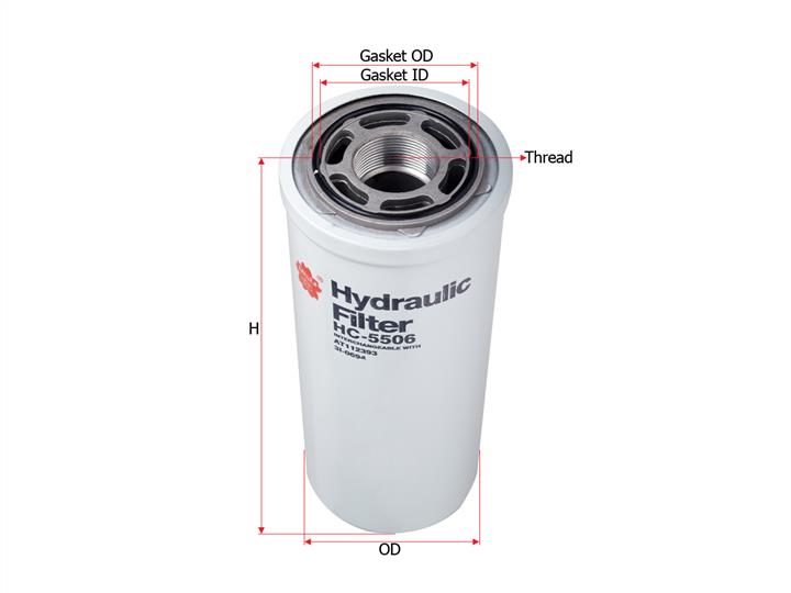 Sakura HC-5506 Hydraulic filter HC5506