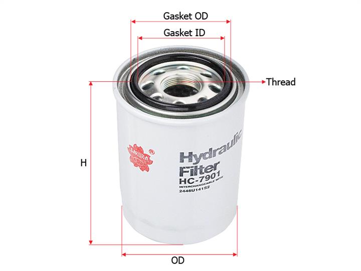 Sakura HC-7901 Hydraulic filter HC7901