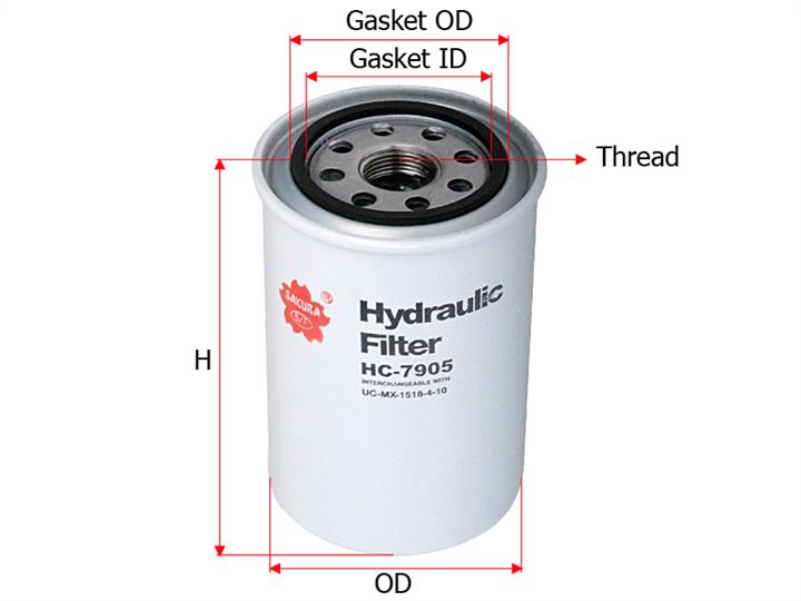 Sakura HC-7905 Hydraulic filter HC7905