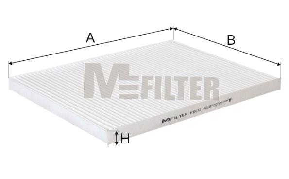 M-Filter K 918 Filter, interior air K918