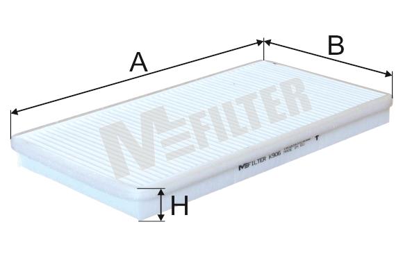 M-Filter K 906 Filter, interior air K906