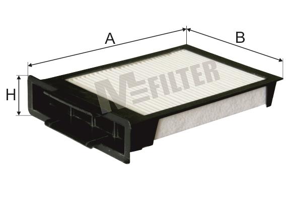M-Filter K 9013 Filter, interior air K9013