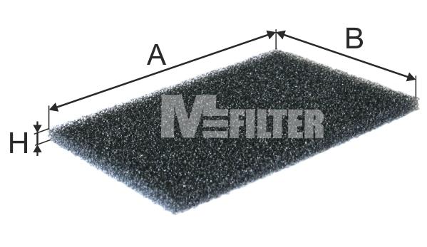 M-Filter K 9008 Filter, interior air K9008