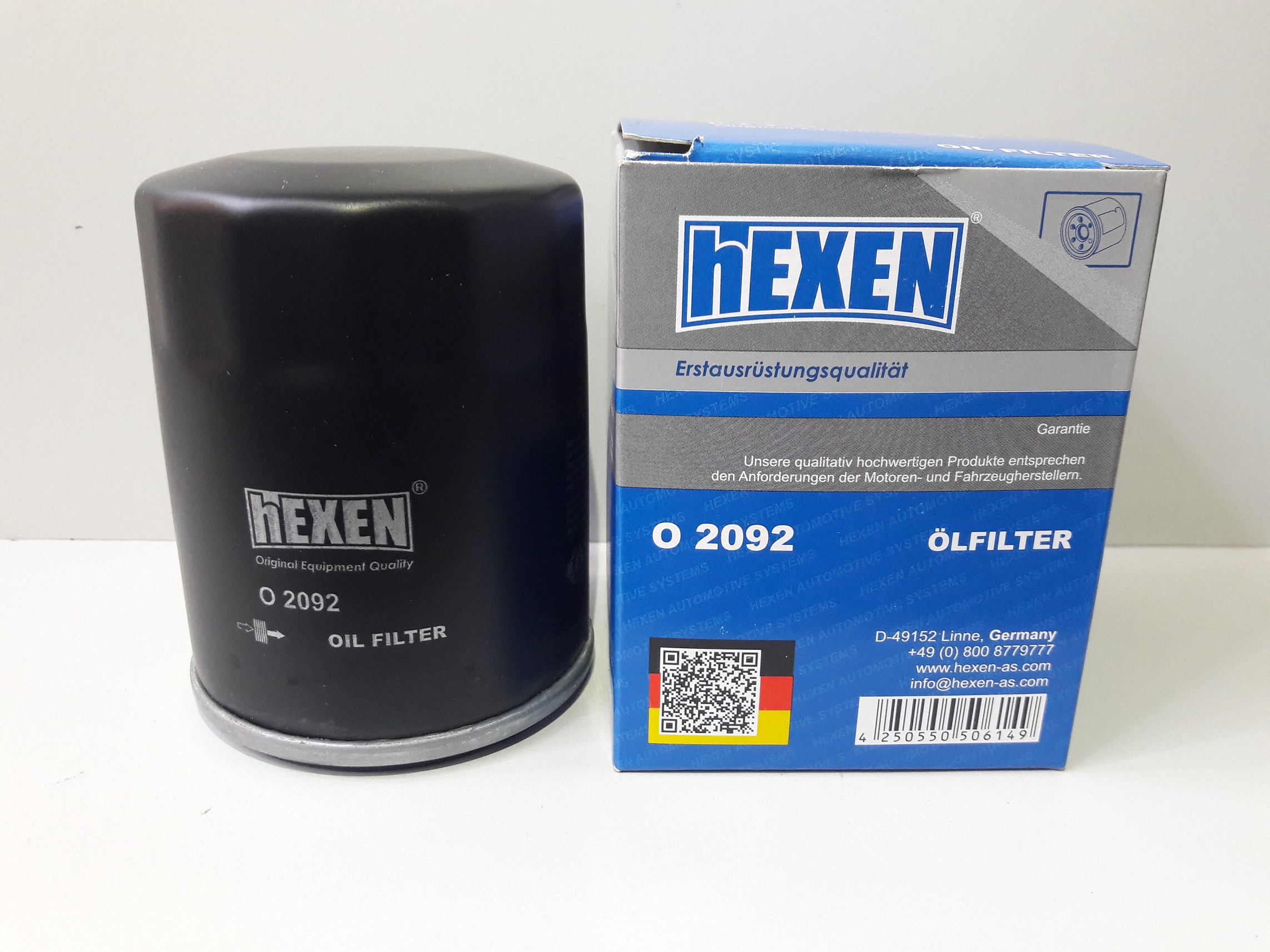 Hexen O 2092 Oil Filter O2092