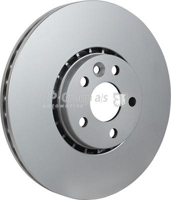 Front brake disc ventilated Jp Group 4963101200