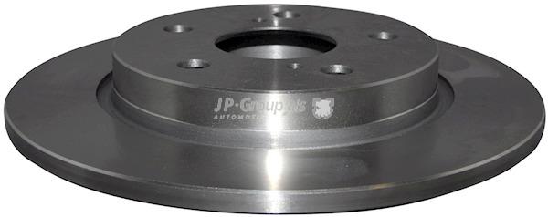 Rear brake disc, non-ventilated Jp Group 4863201400