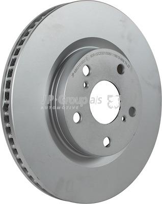 Front brake disc ventilated Jp Group 4863101800