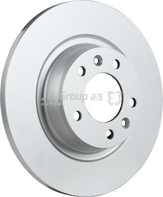 Rear brake disc, non-ventilated Jp Group 4163200800