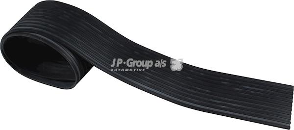 Door sill rubber mat, for both left and right side Jp Group 1689804200