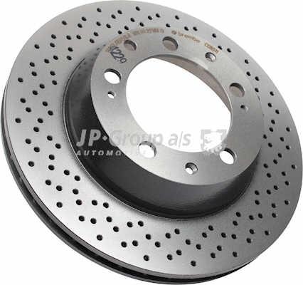 Jp Group 1663201007 Rear ventilated brake disc 1663201007