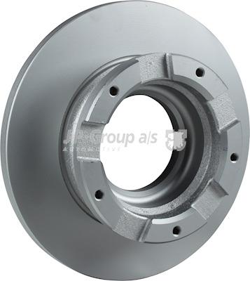 Rear brake disc, non-ventilated Jp Group 1563200300