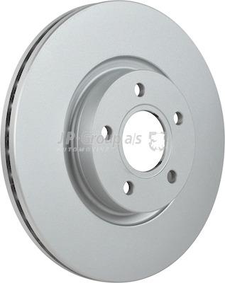 Front brake disc ventilated Jp Group 1563104600