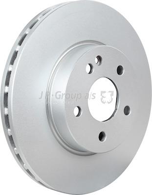Front brake disc ventilated Jp Group 1363107500