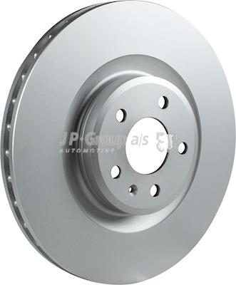 Front brake disc ventilated Jp Group 1163113600