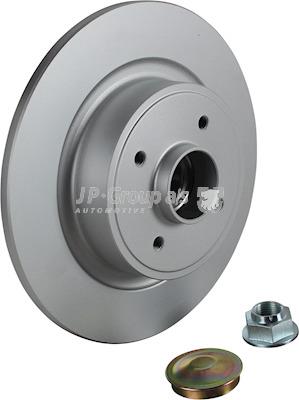 Rear brake disc, non-ventilated Jp Group 4363201200
