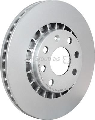 Front brake disc ventilated Jp Group 1263104200