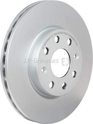 Front brake disc ventilated Jp Group 1263106400