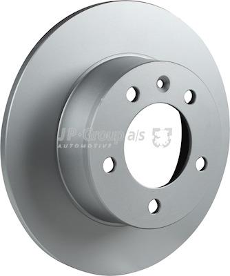 Rear brake disc, non-ventilated Jp Group 1263203700