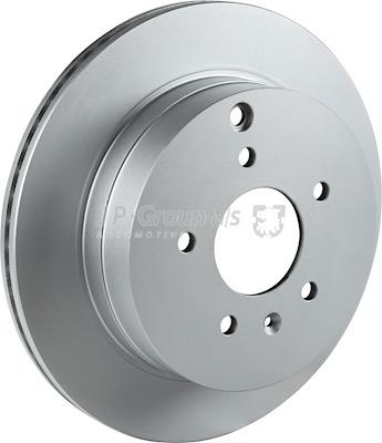 Rear ventilated brake disc Jp Group 1263203800