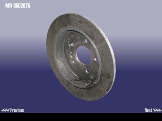 Chery M11-3502075 Brake disc M113502075
