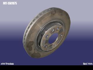 Chery M11-3501075 Brake disc M113501075