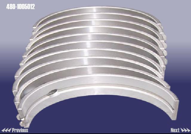 Chery 480-1005012 Main bearing, set, std 4801005012