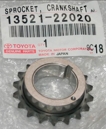 Toyota 13521-22020 Pulley crankshaft 1352122020